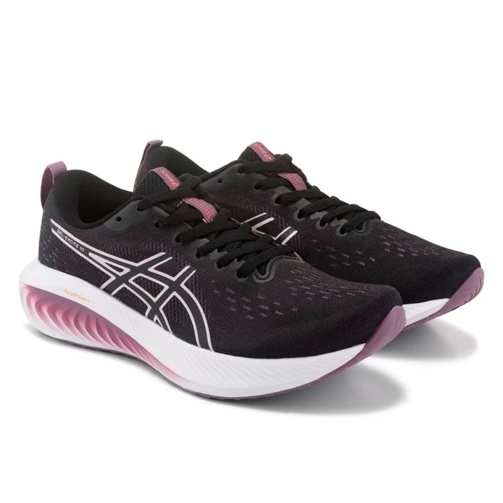 Asics Gel-Excite 10 Womens Running Shoes Black Rose Gold Size 11